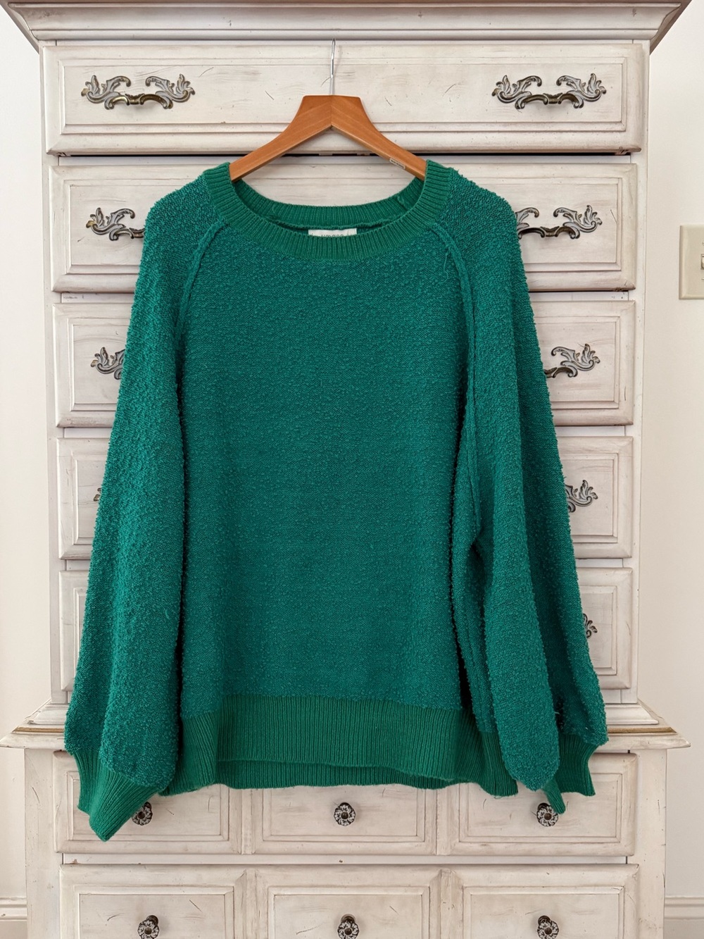 Umgee Green Nubby Sweater